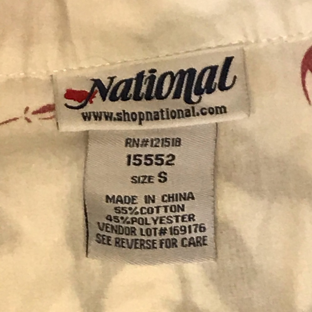 Vintage button front nightshirt w pocket NATIONAL - Picture 9 of 16